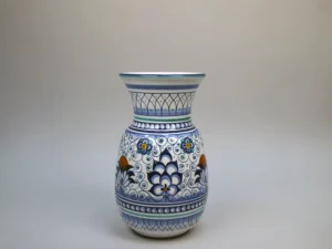 Vaso Palmetta 25 cm, ceramica artistica di Faenza