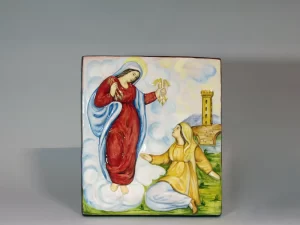 Madonna delle Grazie di Faenza, maiolica decorata a mano da La Vecchia Faenza
