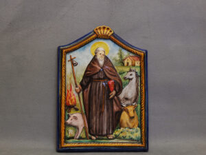 Anthony the Great with animals and fire