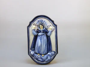 Madonna delle Grazie di Faenza dipinta in blu
