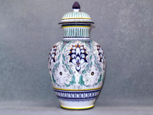 Vaso Palmetta 45 cm, ceramica di faenza made in Italy