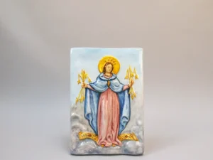 Madonna delle Grazie di Faenza, 20x14 cm, La Vecchia Faenza ceramiche